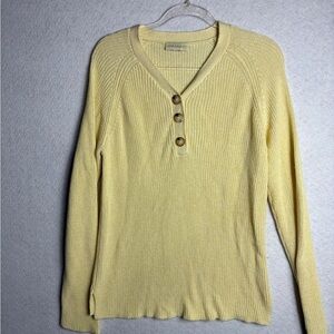 Appleseed Yellow Sweater Size Large